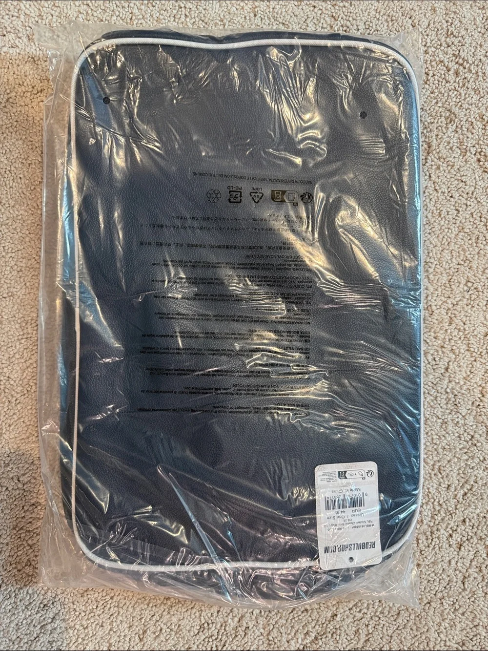 NWT REDBULL Leipzig Dark Blue/Black and White Men's Sports Duffle Bag